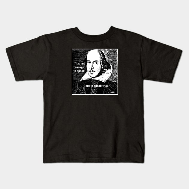 Shakespeare 2 Kids T-Shirt by BonzoTee